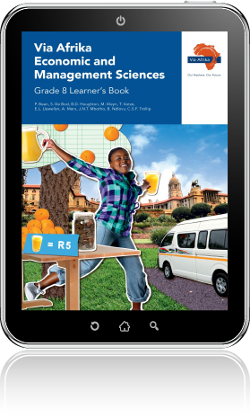 eBook ePub for Tablets: Via Afrika Economic and Management Sciences Grade 8 Learner's Book