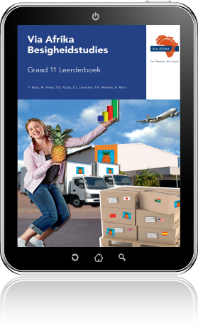 e-Boek ePub vir Android-tablette: Via Afrika Besigheidstudies Graad 11 Leerderboek