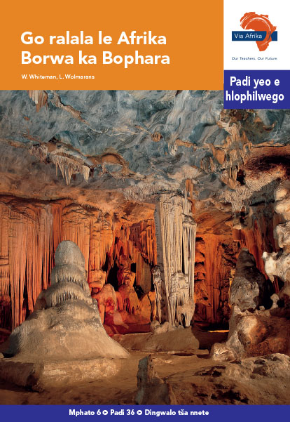 Via Afrika Sepedi Home Language Intermediate Phase Graded Reader 36 Go ralala le Afrika Borwa ka Bophara