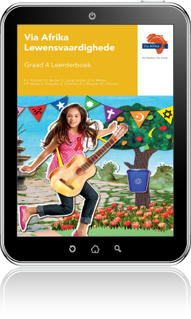 e-Boek ePub vir Android-tablette: Via Afrika Lewensvaardighede Graad 4 Leerderboek