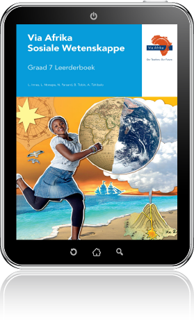 e-Boek ePub vir Android-tablette: Via Afrika Sosiale Wetenskappe Graad 7 Leerderboek