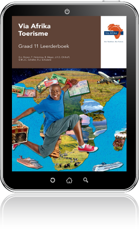 e-Boek ePub vir Android-tablette: Via Afrika Toerisme Graad 11 Leerderboek