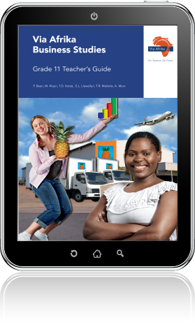 eBook (ePDF): Via Afrika Business Studies Grade 11 Teacher's Guide