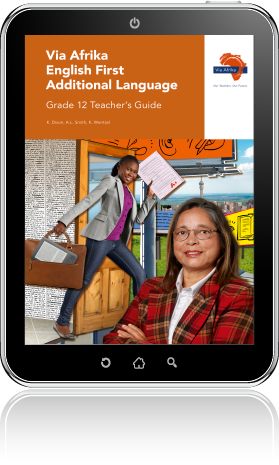 eBook (ePDF): Via Afrika English First Additional Language Grade12 Teacher's Guide
