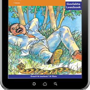 e-Boek (e-PDF):Via Afrika Afrikaans Huistaal Intermediêre Fase Gevlakte Leesboek 1: Die man wat altyd lui was