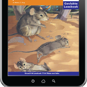 e-Boek (e-PDF): Via Afrika Afrikaans Huistaal Intermediêre Fase Gevlakte Leesboek 11: Moestassie en die pofadder