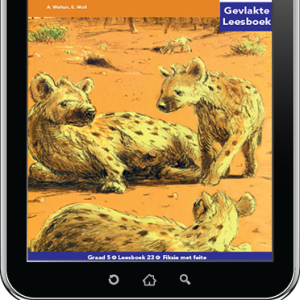 e-Boek (e-PDF): Via Afrika Afrikaans Huistaal Intermediêre Fase Gevlakte Leesboek 23: Hera en Harry, gevlekte Hiënas van die Bosveld