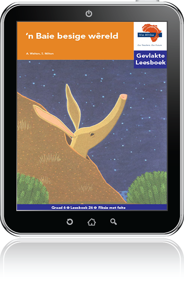 e-Boek (e-PDF): Via Afrika Afrikaans Huistaal Intermediêre Fase Gevlakte Leesboek 26: 'n Baie besige wêreld