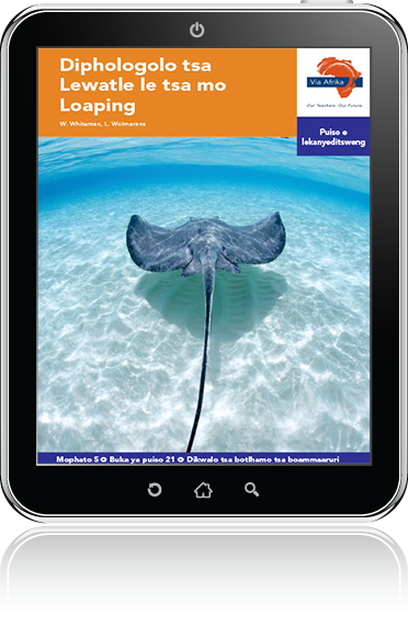 eBook (ePDF): Via Afrika Setswana Home Language Intermediate Phase Graded Reader 21: Diphologolo tsa Lewatle le tsa mo Loaping