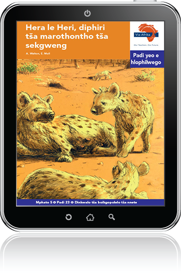 eBook (ePDF): Via Afrika Sepedi Home Language Intermediate Phase Graded Reader 23: Hera le Heri, diphiri tša marothontho tša sekgweng