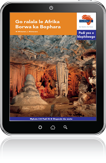 eBook (ePDF): Via Afrika Sepedi Home Language Intermediate Phase Graded Reader 36: Go ralala le Afrika Borwa ka Bophara