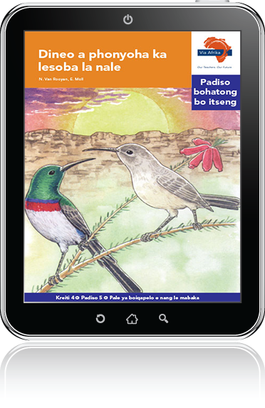 eBook (ePDF): Via Afrika Sesotho Home Language Intermediate Phase Graded Reader 5: Dineo a phonyoha ka lesoba la nale